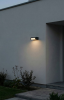 Stylowa lampa elewacyjna na taras i fasadę kinkiet LED regulowany IP65 czarny Azzardo FRAME AZ7015 12W 4000K